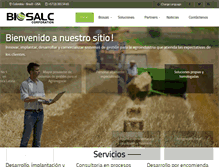 Tablet Screenshot of biosalc.com